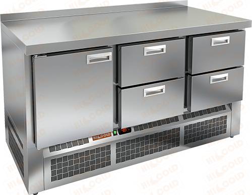 Стол морозильный Hicold GNE 122/BT 1 дверь, 4 ящика (агрегат внизу)