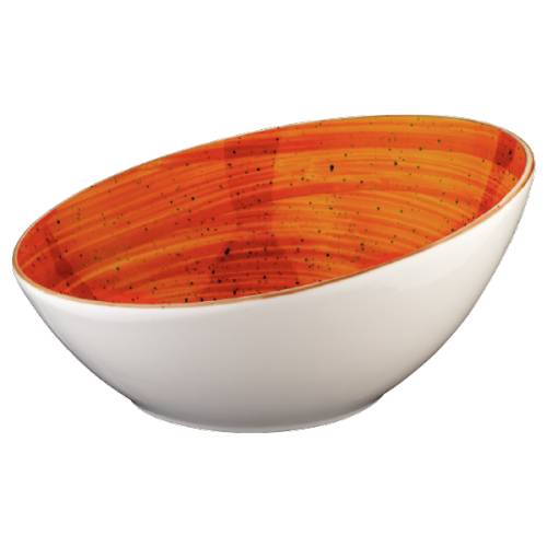 Салатник наклонный 8см 60мл фарфор Vanta Aura Terracota Bonna /24/ ATC VNT 8 KS