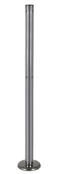 Стойка для барьера 2-х уровневая универсальная хром для К11  Стойка для барьера 2-х уровневая универсальная хром для К11