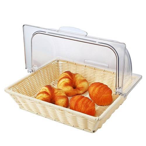 Крышка Roll-Top GN1/1 53*32,5 см. h=17 см. пластик, с ручками MGprof 69558