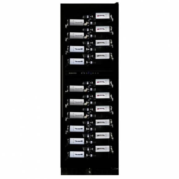 Винный шкаф компрессорный Dunavox DX-119.386DB 2 температурные зоны Винный шкаф компрессорный Dunavox DX-119.386DB 2 температурные зоны