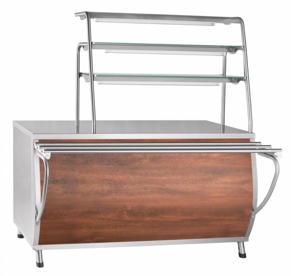 Прилавок для горячих напитков Абат ПГН-70Т-01 Премьер кашированный