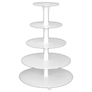 Подставка для торта 5-ярусная разборная Италия, пластик Подставка для торта 5-ярусная разборная Италия, пластик