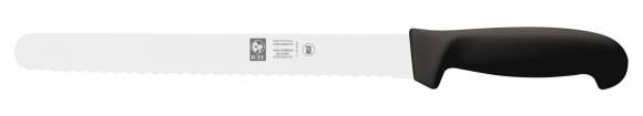Нож для нарезки 300/440 мм. черный с волн. кромкой PRACTICA Icel 24100.3460000.300 Нож для нарезки 300/440 мм. черный с волн. кромкой PRACTICA Icel 24100.3460000.300