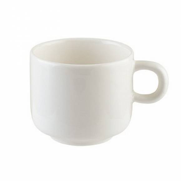 Чашка кофейная 80 мл 58 мм h=50 мм Белый, форма Хюгге Bonna HYG01KF