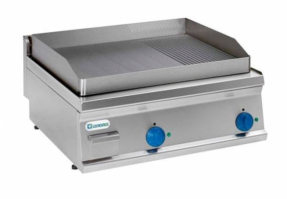 Поверхность жарочная рифленая 2 зоны TECNOINOX FTR70E7 616083 Поверхность жарочная рифленая 2 зоны TECNOINOX FTR70E7 616083