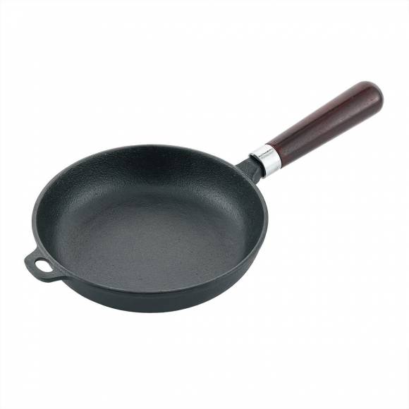 Сковородка чугунная,деревянная ручка d=20 cм, P.L.-ProffCuisine S-A1695918B-20S Сковородка чугунная,деревянная ручка d=20 cм, P.L.-ProffCuisine S-A1695918B-20S