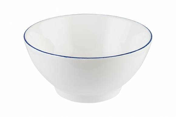 Салатник 450 мл 140 мм фарфор Banquet Retro Bonna E101RIT14AKS синий край