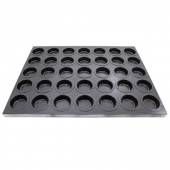 Лист для выпечки маффинов и кексов 85 мм 600*400 с антипригарным покрытием Лист для выпечки маффинов и кексов 85 мм 600*400 с антипригарным покрытием