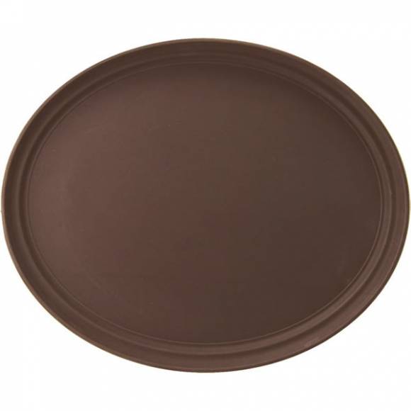 Поднос прорезиненный овальный, пластик, ,L=73,B=60см, коричнев. Prohotel 2900ct/sp/brown Поднос прорезиненный овальный, пластик, ,L=73,B=60см, коричнев. Prohotel 2900ct/sp/brown