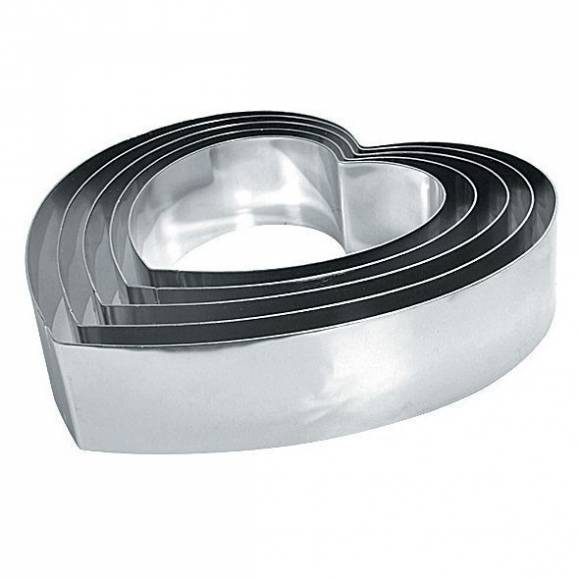 Форма-резак "Сердце" 21*20*5 см, нерж, Proff Cuisine RING-HA-23/5 Форма-резак "Сердце" 21*20*5 см, нерж, Proff Cuisine RING-HA-23/5