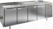 Стол холодильный для салатов Hicold SL1-1111GN (1/3)  с крышкой Стол холодильный для салатов Hicold SL1-1111GN (1/3)  с крышкой