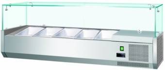 Витрина холодильная нстольная Koreco VRX1200330(335I)  вместимость 5хGN1/4-150 статика