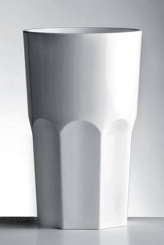 Стакан Graniti MAXI 1800мл Acrylic Nipco белый 222мм 190977 /36/