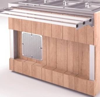 Комплект фасадов лицевой Refettorio (шведский стол островной, сдвоенный) 1100 (каменная столешница) Комплект фасадов лицевой Refettorio (шведский стол островной, сдвоенный) 1100 (каменная столешница)