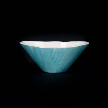 Емкость для соуса 85мл 118х60мм  Corone Nature голубая /144/