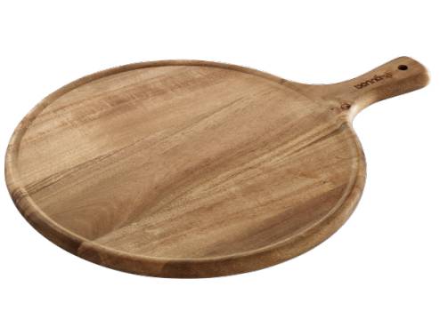 Доска для подачи пиццы 45х33см с ручкой Acacia Bonna /12/ AKS 01 PZ Доска для подачи пиццы 45х33см с ручкой Acacia Bonna /12/ AKS 01 PZ