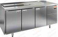 Стол холодильный для салатов Hicold SL2-111GN (1/6)  с крышкой Стол холодильный для салатов Hicold SL2-111GN (1/6)  с крышкой