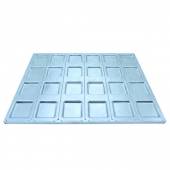 Лист для выпечки чиабатты и булочек панини 100 мм 600*400 Лист для выпечки чиабатты и булочек панини 100 мм 600*400