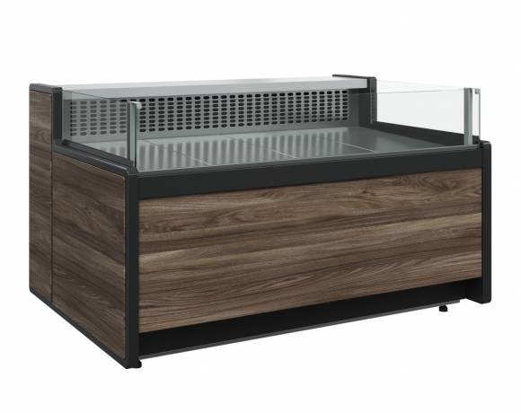 Витрина холодильная Полюс GC111 SP 2,0-2 (рыба на льду) (1008 (Темный дуб)) без боковин Витрина холодильная Полюс GC111 SP 2,0-2 (рыба на льду) (1008 (Темный дуб)) без боковин