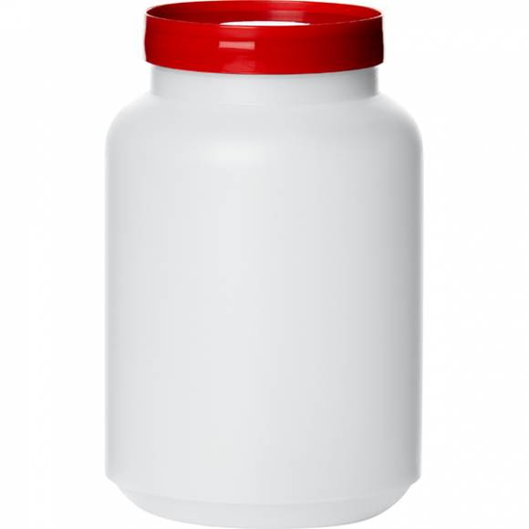 Емкость для сока с крышкой 1800мл «Пробар» полипроп. D=9,H=19см белый JW-BSP2LJ