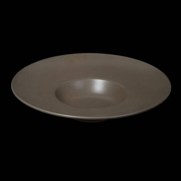 Тарелка для пасты 300мл 279мм Corone Luminare серая фк1905