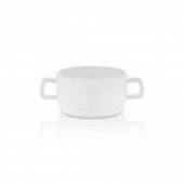 Бульонница 350/300 мл. d=100 мм. h=60 мм. с ручками, поликарбонат, белый, штабелир. GP 64953 Бульонница 350/300 мл. d=100 мм. h=60 мм. с ручками, поликарбонат, белый, штабелир. GP 64953