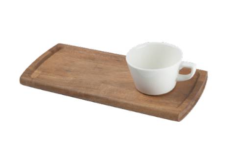 Доска прямоугольная для подачи кофе 34х15см Acacia Bonna /12/ AKS 02 RCB Доска прямоугольная для подачи кофе 34х15см Acacia Bonna /12/ AKS 02 RCB