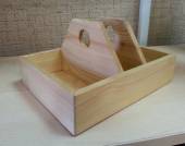 Органайзер сервировочный Classic 3 секции H=9,L=19,B=15см светлое дерево Органайзер сервировочный Classic 3 секции H=9,L=19,B=15см светлое дерево