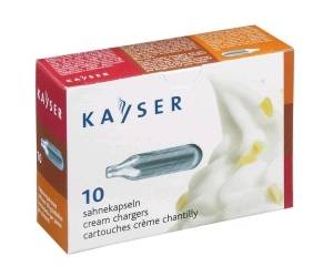 Патрон для сифона для взбивания сливок (N2O) Kayser 1111  31766 (10шт. в упаковке/30 в ящике)_