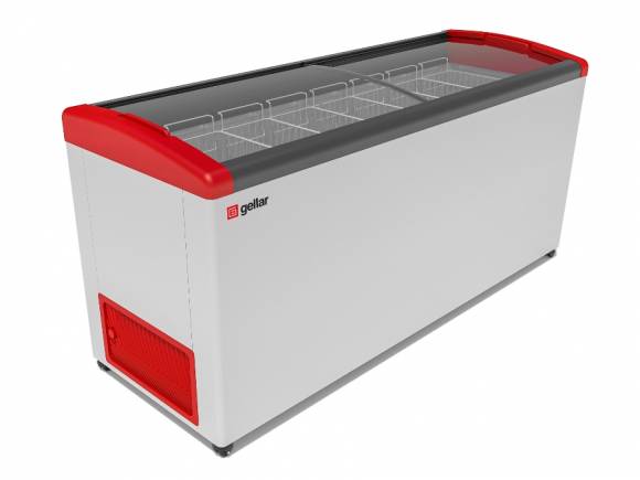 Ларь морозильный с наклонным гнутым стеклом Frostor Gellar FG 775 E красный Ларь морозильный с наклонным гнутым стеклом Frostor Gellar FG 775 E красный