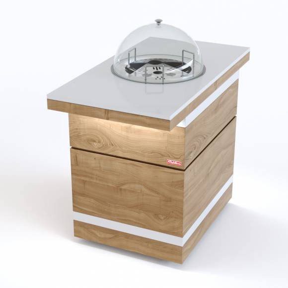 Прилавок диспенсер для тарелок тепловой островной RBN40HSI-СС ШС Filin 600x1100x860мм Прилавок диспенсер для тарелок тепловой островной RBN40HSI-СС ШС Filin 600x1100x860мм