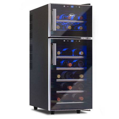 В Винный шкаф термоэлектрический COLD VINE C21-TBF2 2 температурные зоны
