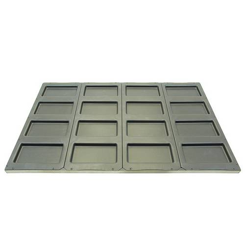 Лист для выпечки чиабатты и булочек панини 160 мм 530*325 с антипригарным покрытием