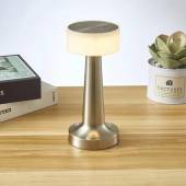 Лампа настольная беспроводная d=9 см. h=21,5 см. нерж., серебристая LED SIMPLE II MGline 75053 Лампа настольная беспроводная d=9 см. h=21,5 см. нерж., серебристая LED SIMPLE II MGline 75053