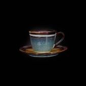 Чайная пара 200мл Corone Verde синий+зеленый HL497110+HL497120 фк0722