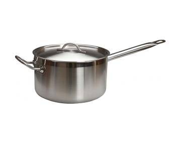 Сотейник 4л нерж. двойное дно крышка индукция MGSteel 19140 Сотейник 4л нерж. двойное дно крышка индукция MGSteel 19140