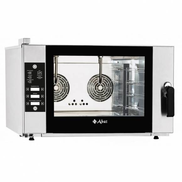 Конвекционная печь Абат КЭП-4ПМ, 4 уровня 600х400, камера нерж., программируемая Конвекционная печь Абат КЭП-4ПМ, 4 уровня 600х400, камера нерж., программируемая