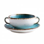 Бульоная пара 300мл фарфор Fusion Green Sea P.L. 81223232 /4/