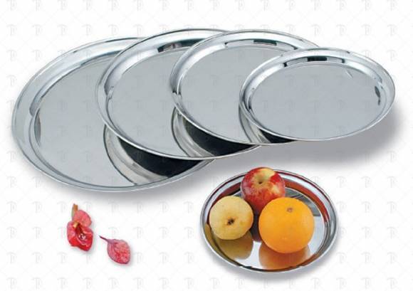 Поднос сервировочный круглый 35см Eksi STR14 нерж. Поднос сервировочный круглый 35см Eksi STR14 нерж.