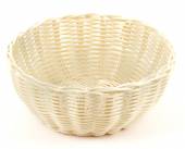 Корзинка круглая 205х85мм пластик бежевая  [Beige 2288, KT2025] кт1899