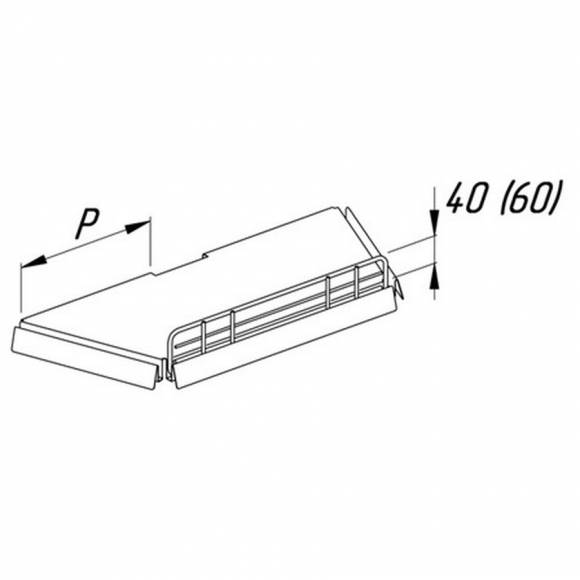 Ограничитель Торцевой передний высокий 150, диаметр 5 мм New МХМ Купец