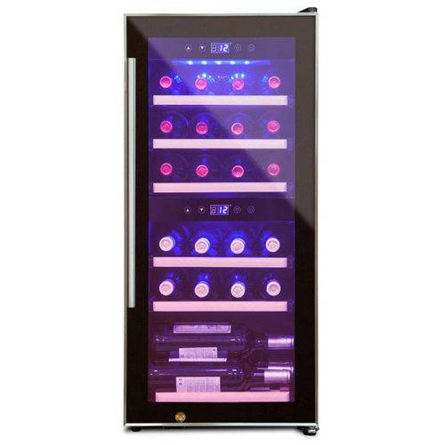 В Винный шкаф термоэлектрический COLD VINE C38-KBF2 2 температурные зоны