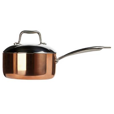 Сотейник с крышкой 3-х слойный медь; сталь нерж., алюмин.; 3л Prohotel BAR27 copper