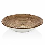 Тарелка глубокая 1600 мл 280мм фарфор Vintage By Bone HA-VT-FL-28-CK /6/ Тарелка глубокая 1600 мл 280мм фарфор Vintage By Bone HA-VT-FL-28-CK /6/