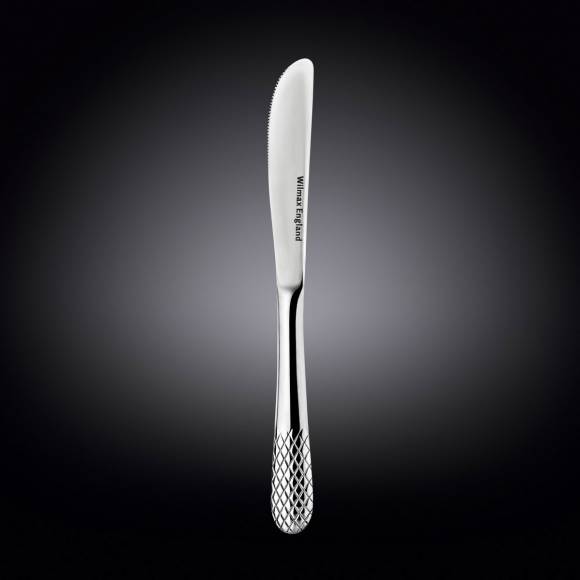 Нож десертный Джулия 18/10 3,5 мм 20,5 см Wilmax 999205 /24/ Нож десертный Джулия 18/10 3,5 мм 20,5 см Wilmax 999205 /24/