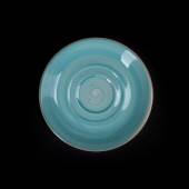 Блюдце 114мм  Corone Nature голубое /36/