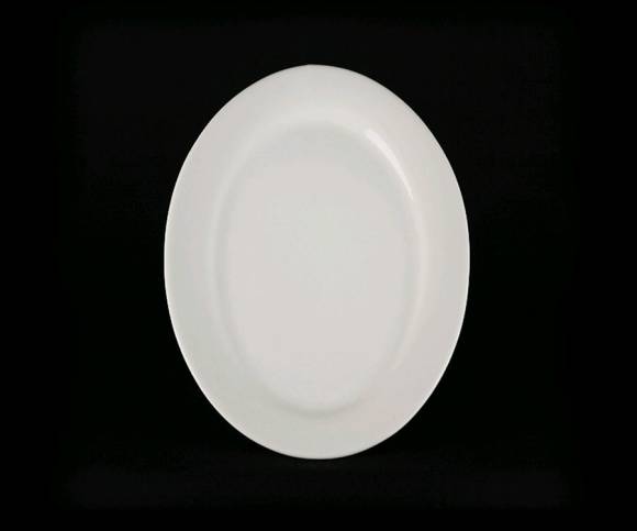 Блюдо овальное 300мм Chan Wave (Classic) Ivory LQ-Q034 фк0128.