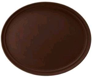 Поднос овальный 73,5х60см прорезинованный коричн. MGSteel 2900CTBr. Поднос овальный 73,5х60см прорезинованный коричн. MGSteel 2900CTBr.