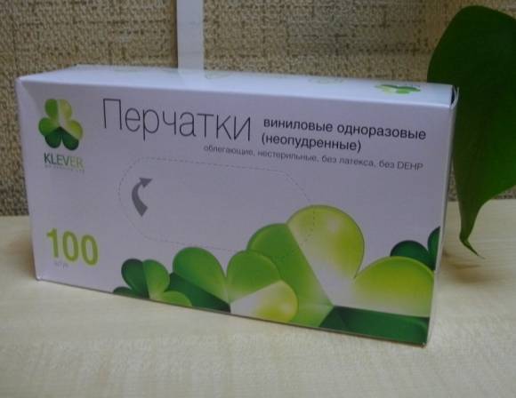 Перчатки виниловые нестерильные р-р М прозр. 50 пар Перчатки виниловые нестерильные р-р М прозр. 50 пар